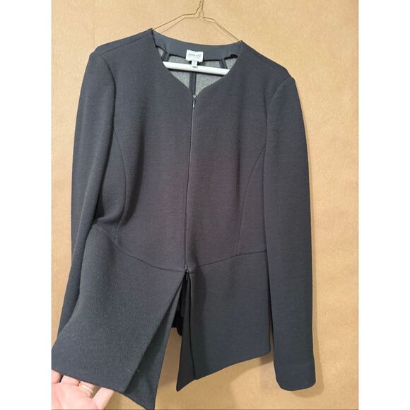 Armani Collezioni Jackets & Blazers - Armani Collezioni Black Jacket